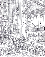 New york city coloring book pages