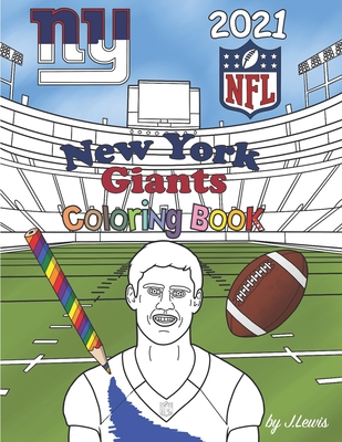 New york giants coloring book football activity book for kids adults by joel lewis