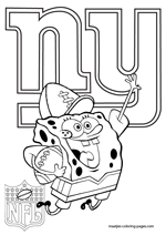 New york giants coloring pages