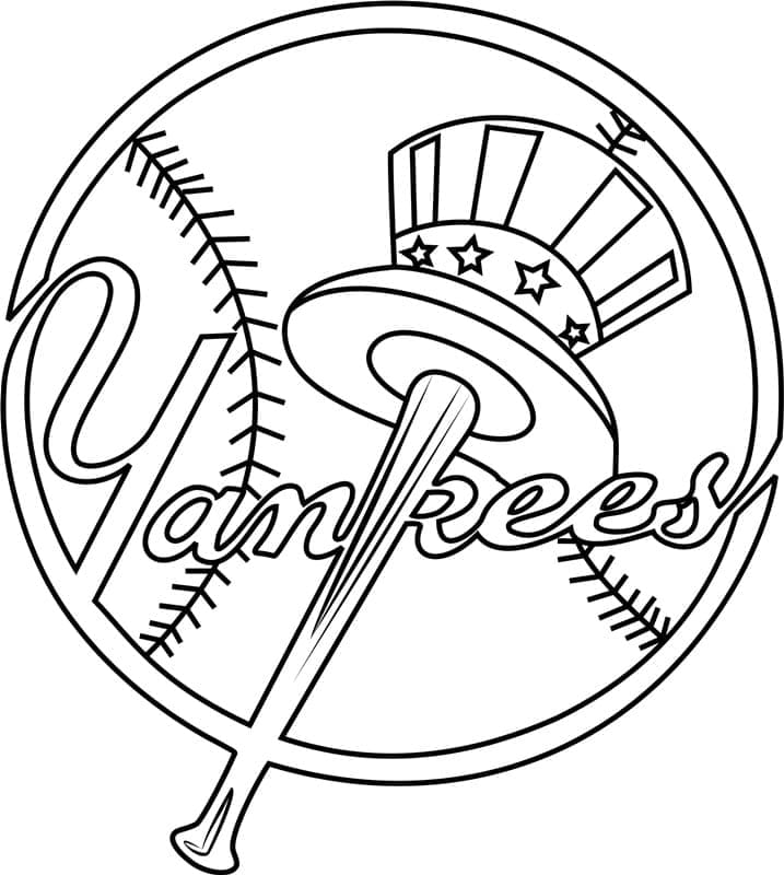 Detroit tigers logo coloring page