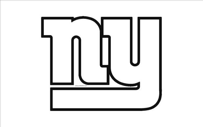 Nfl logo coloring pages printable pdf