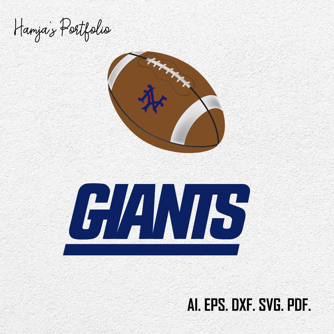 New york giants logo svg ll sport vector logo set