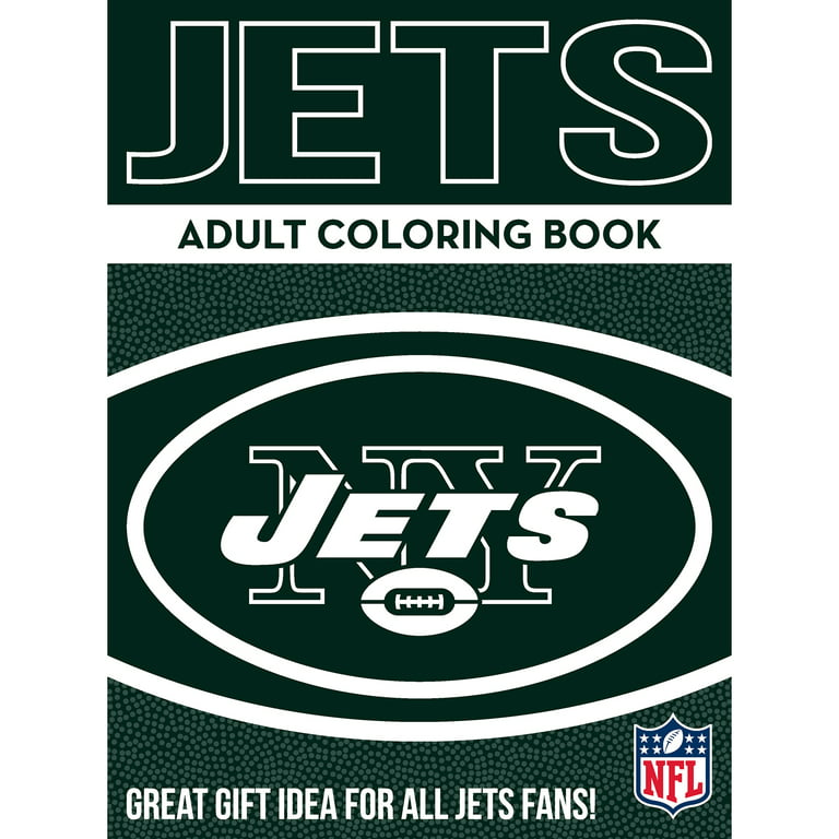 In the sports zone nfl adult coloring book new york jets