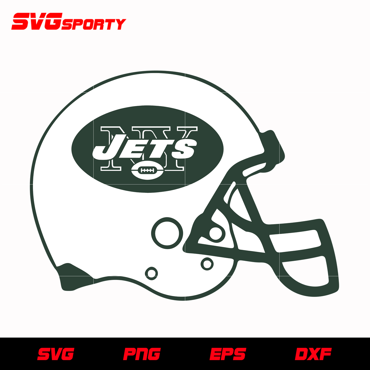 New york jets helmet svg nfl svg eps dxf png digital file â svg sporty