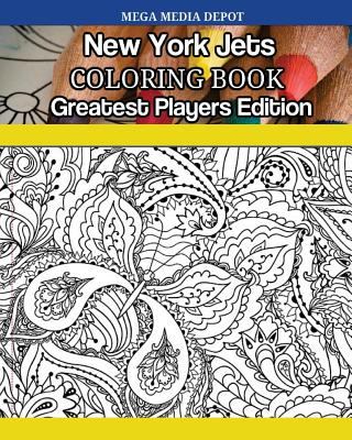 New york jets coloring book greatest book by mega media depot