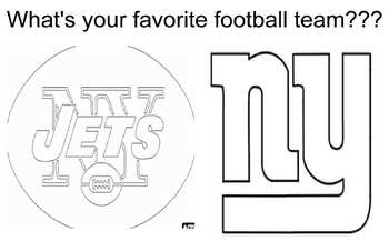 Ny sports team coloring pages bundle by tnk the dynamic duo tpt