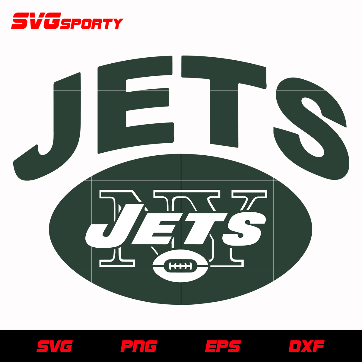 New york jets football svg nfl svg eps dxf png digital file â svg sporty