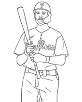 New york mets logo coloring page