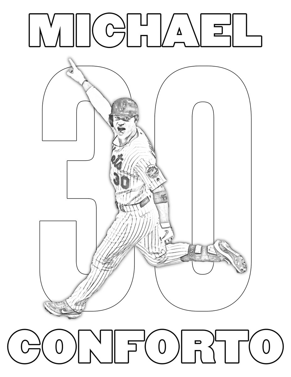 New york mets on x its time to color ð enjoy these mets coloring sheets of some of your favorite players be sure to share your finished artwork with us lgm httpstcoyortlpndqd