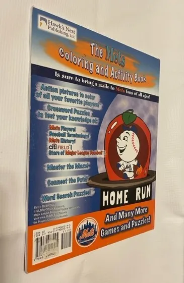 New york mets coloring activity book new