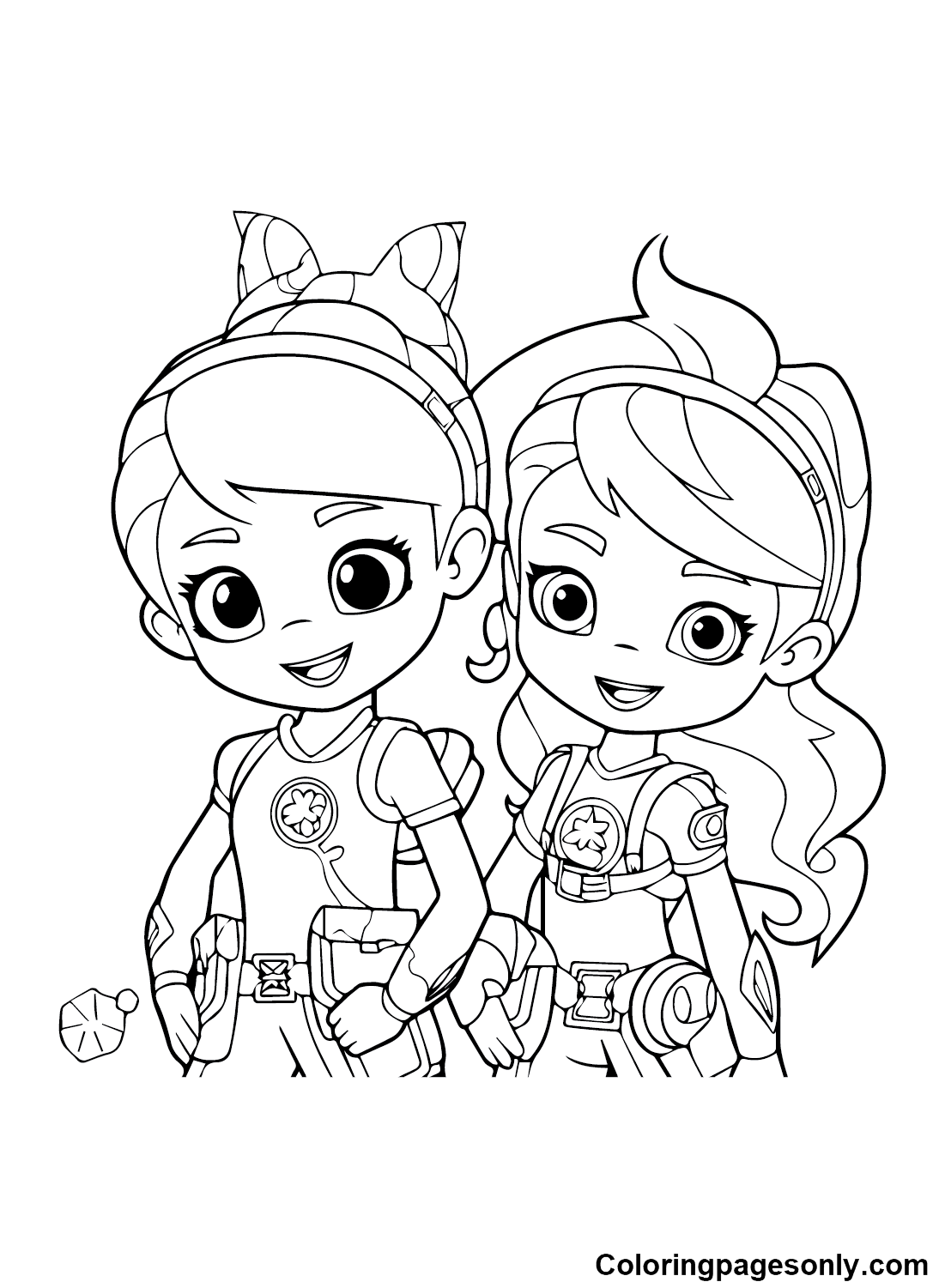 Rainbow rangers coloring pages printable for free download