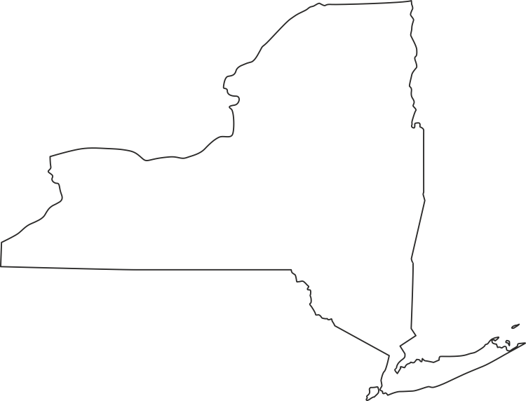 New york outline map png new york tattoo map of new york state outline