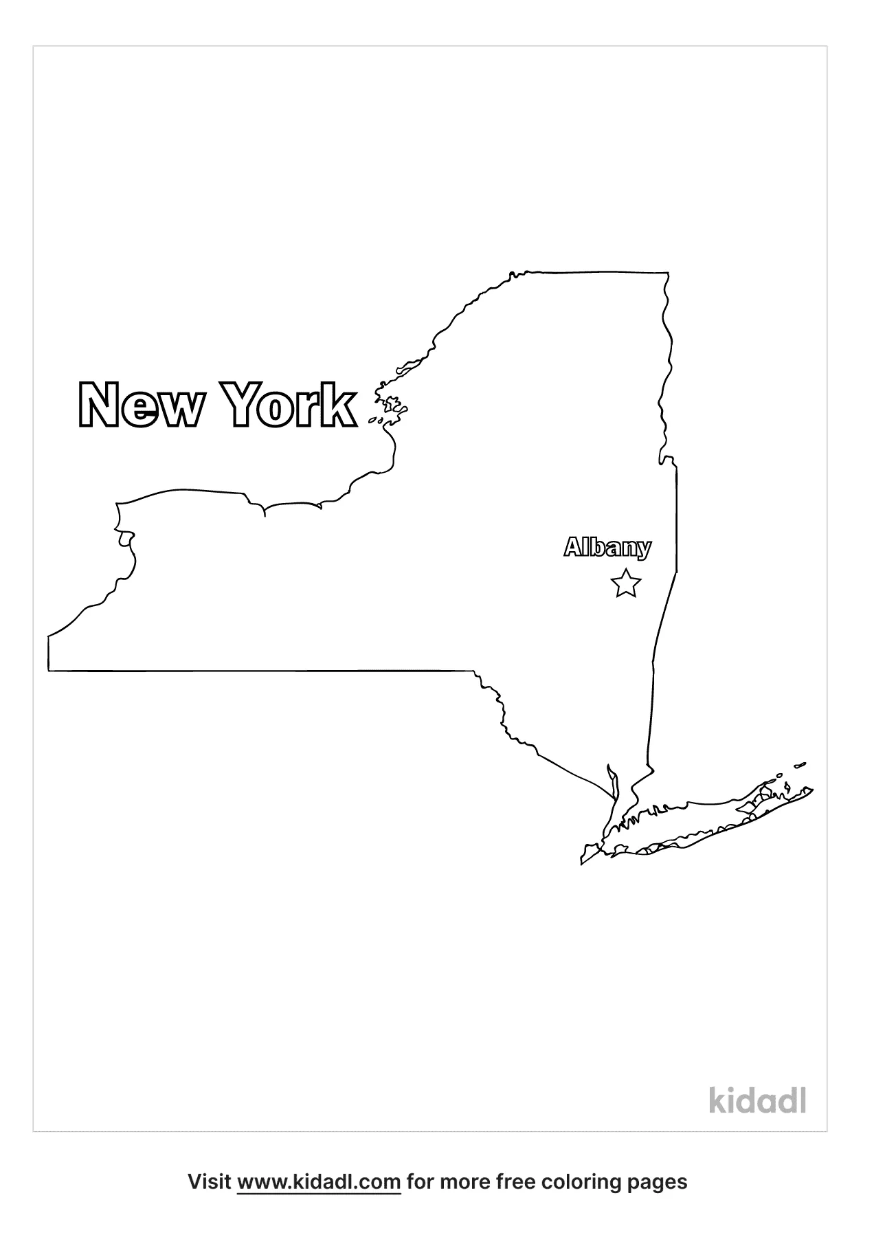Free new york city map coloring page coloring page printables