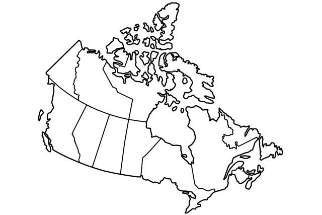 Blank maps of the united states and other countries flag coloring pages canada map coloring pages