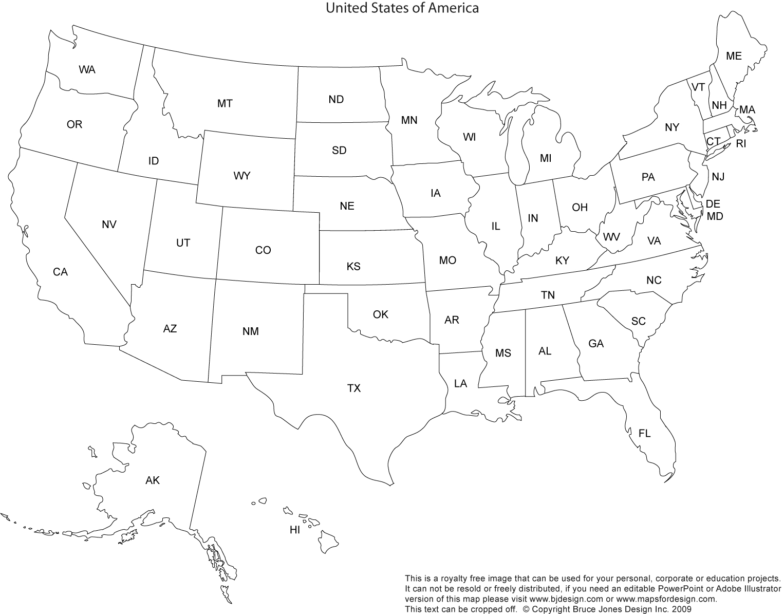 Us and canada printable blank maps royalty free â clip art â download to your puter jpg
