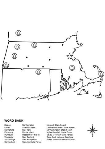 Massachusetts map worksheet coloring page free printable coloring pages flag coloring pages map worksheets coloring pages