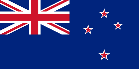 Coloring page for the flag of new zealand