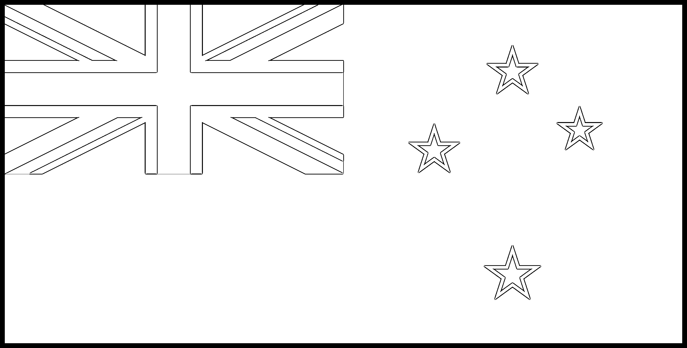 New zealand flag colouring page â flags web