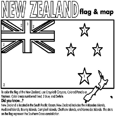 New zealand on crayola new zealand flag new zealand flag coloring pages