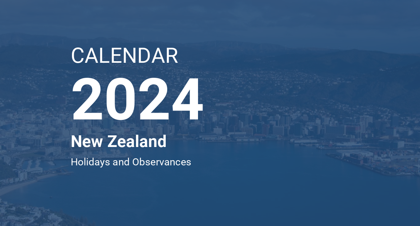 Year calendar â new zealand