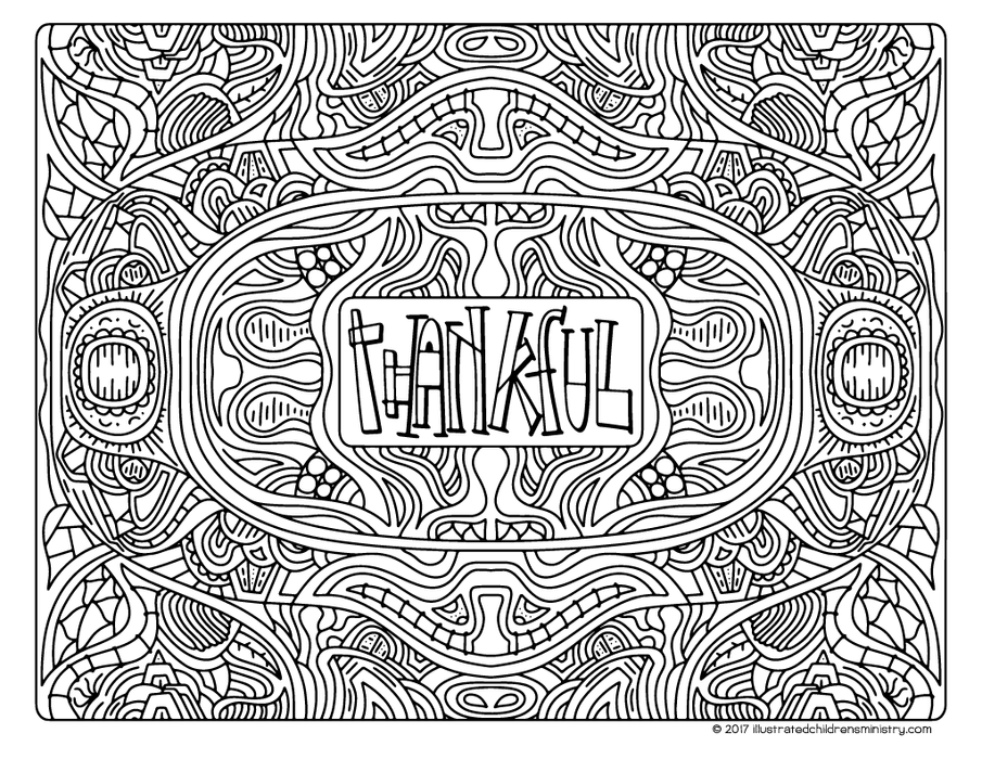 I am thankful coloring pages â illustrated ministry