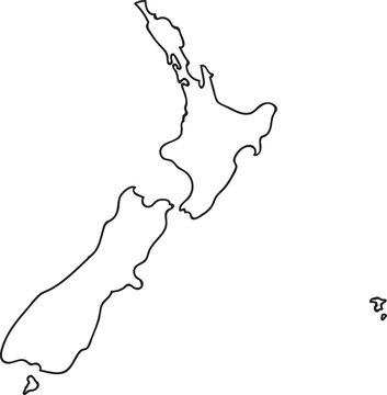 New zealand outline images â browse photos vectors and video