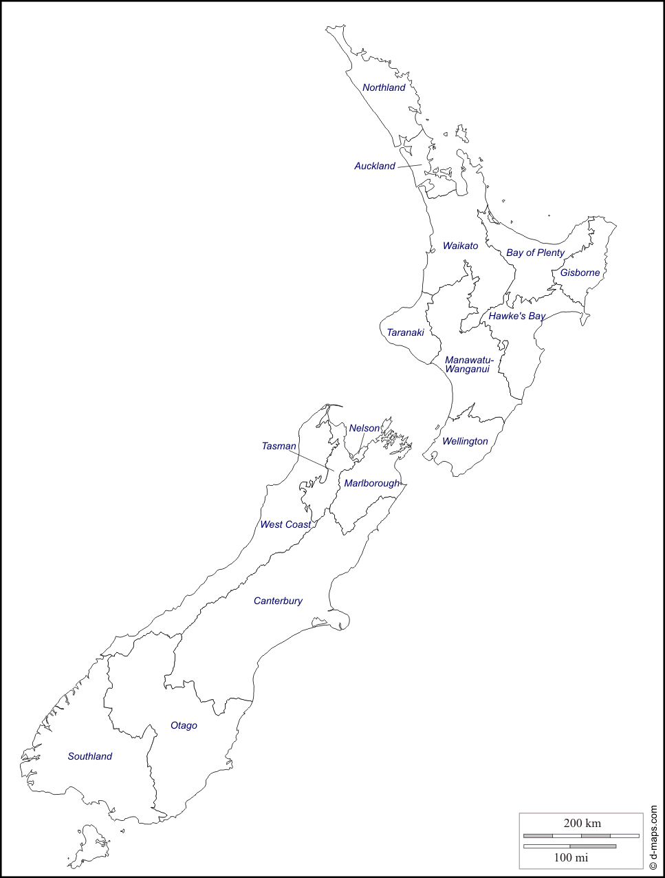 New zealand free map free blank map free outline map free base map coasts regions names white map of new zealand map new zealand