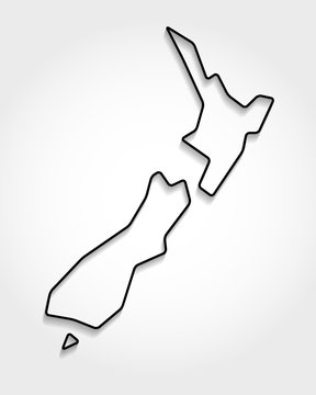 New zealand outline images â browse photos vectors and video