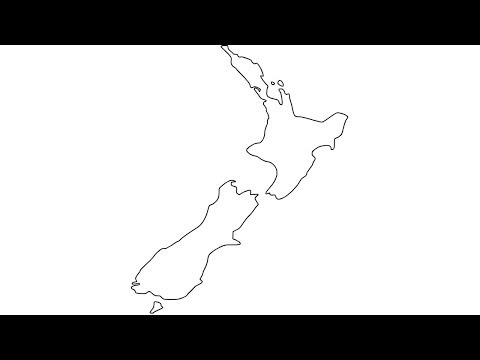 New zealand ap outline coloring how to draw ap of new zealand