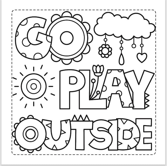 Kids inspirational coloring pages so cute download now