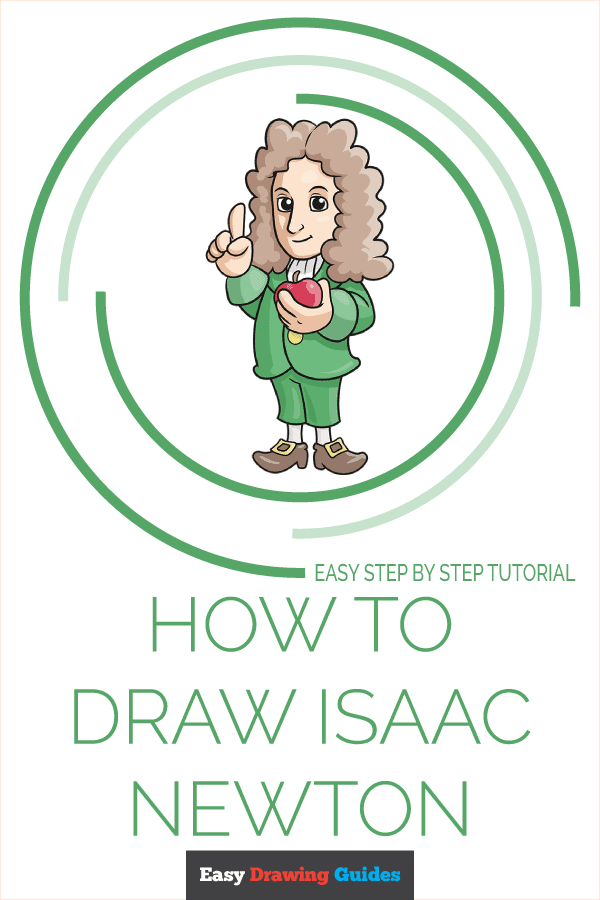 How to draw isaac newton