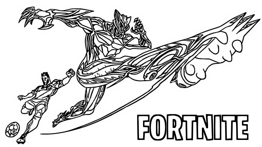 Coloring page fortnite chapter season neymar jr upload screen matador