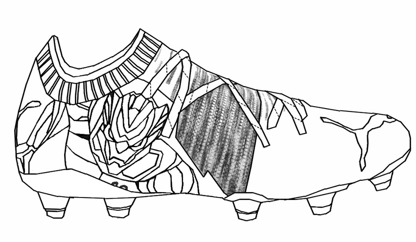 Coloring page fortnite chapter season neymar jr soccer shoes