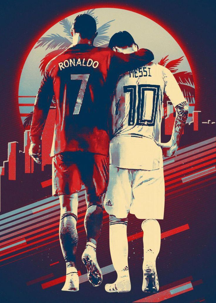 Messi and ronaldo friends messi and ronaldo messi poster cristiano ronaldo and messi