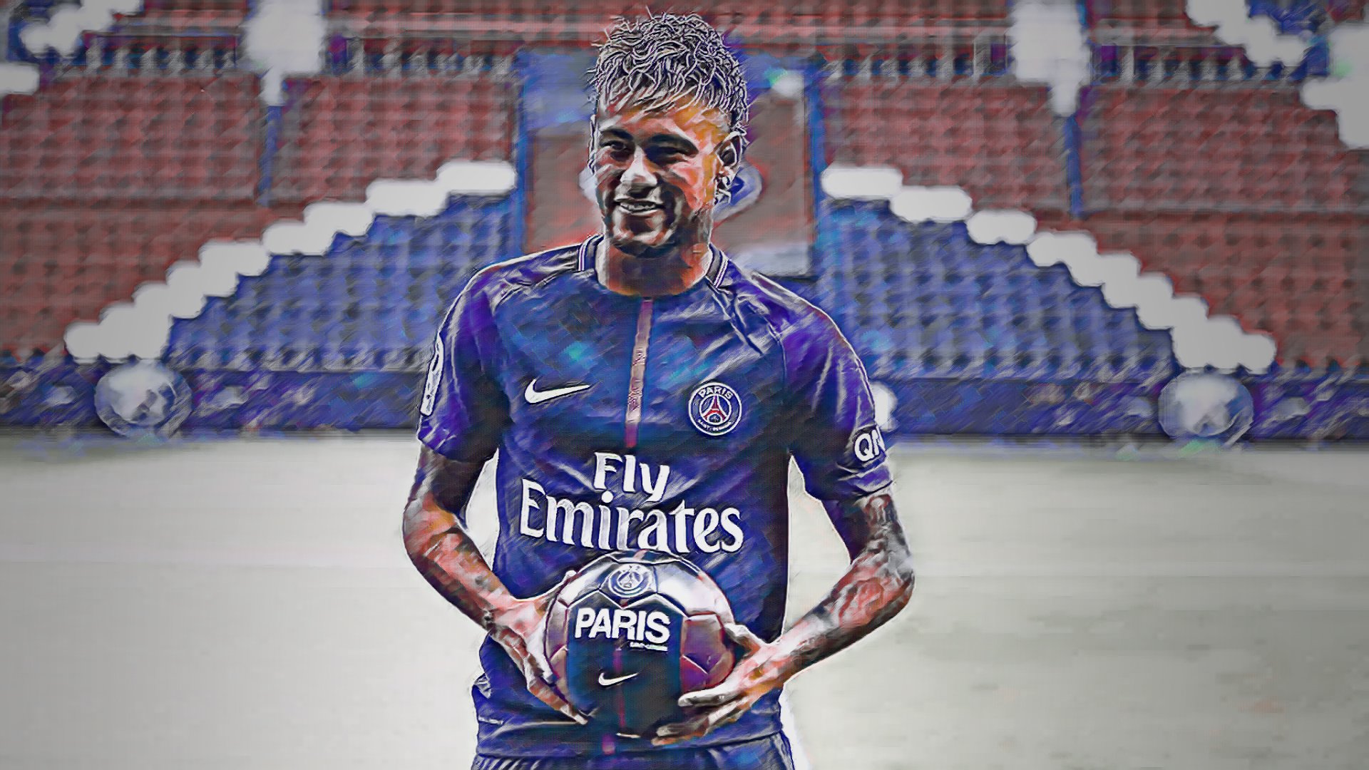 Neymar santos jr one of the greatest soccer players in the world â unique coloring