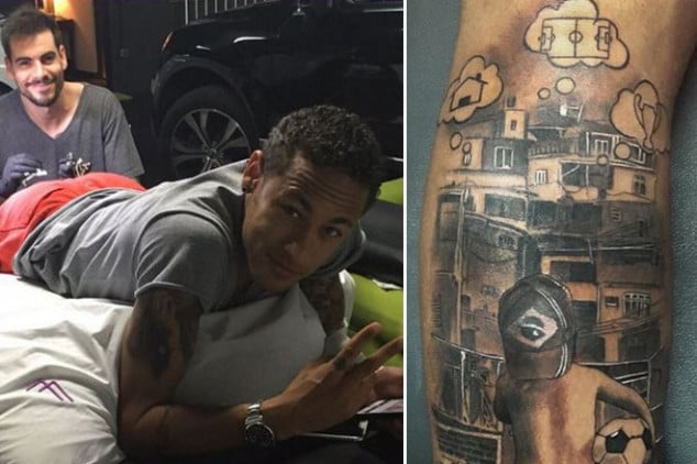 Richarlison gets HIMSELF on back tattoo, alongside Neymar and