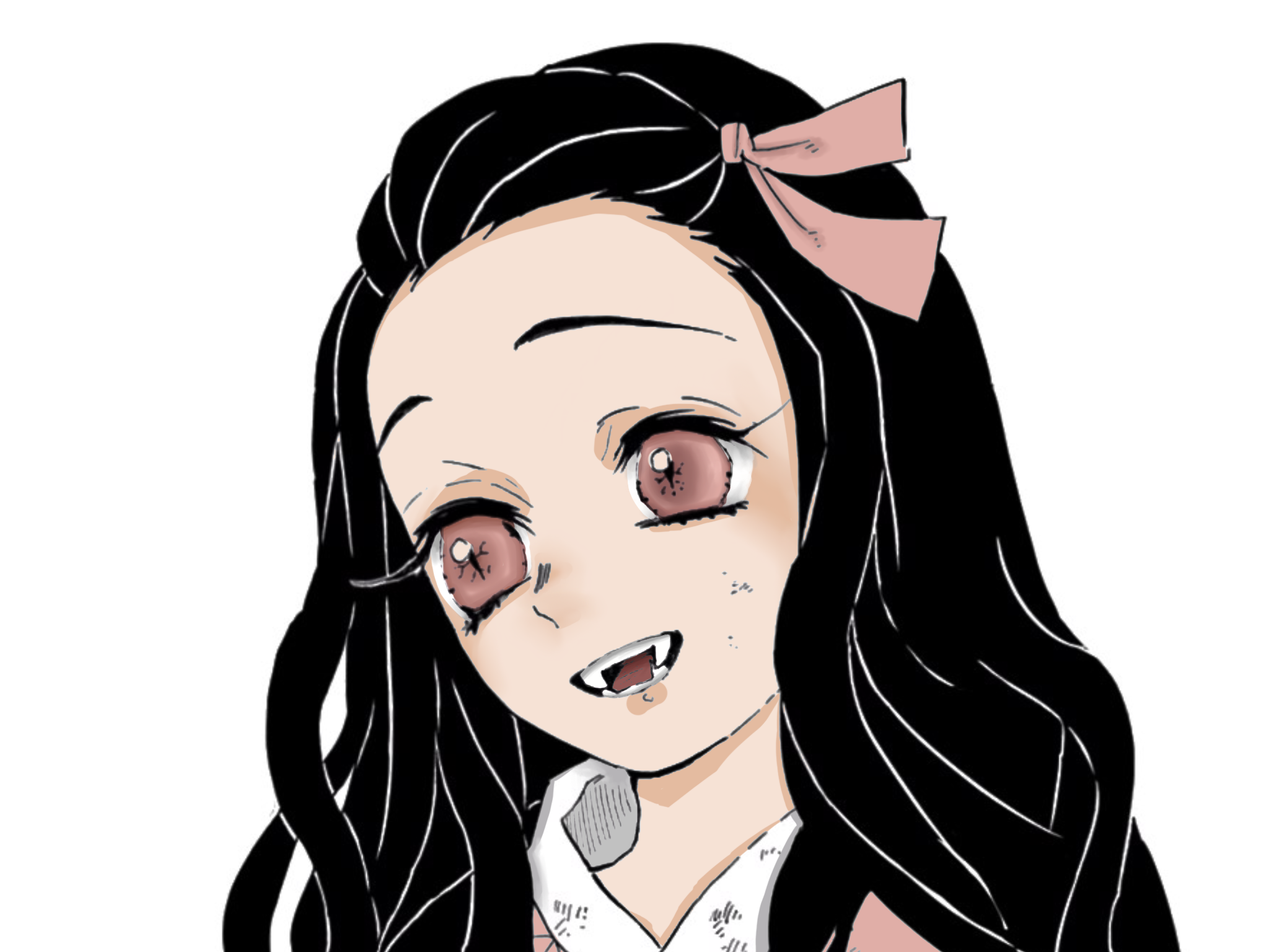 Nezuko manga coloring rdemonslayeranime