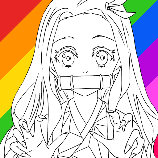 About anime coloring book nezuko google play version
