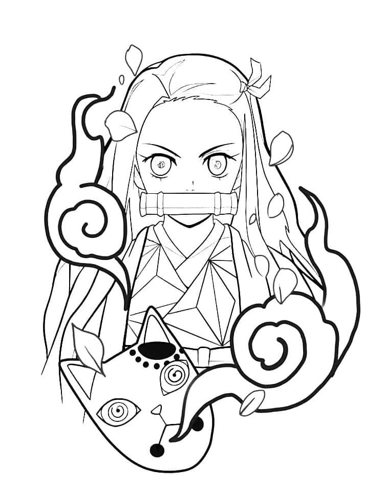 Awsome nezuko worksheet