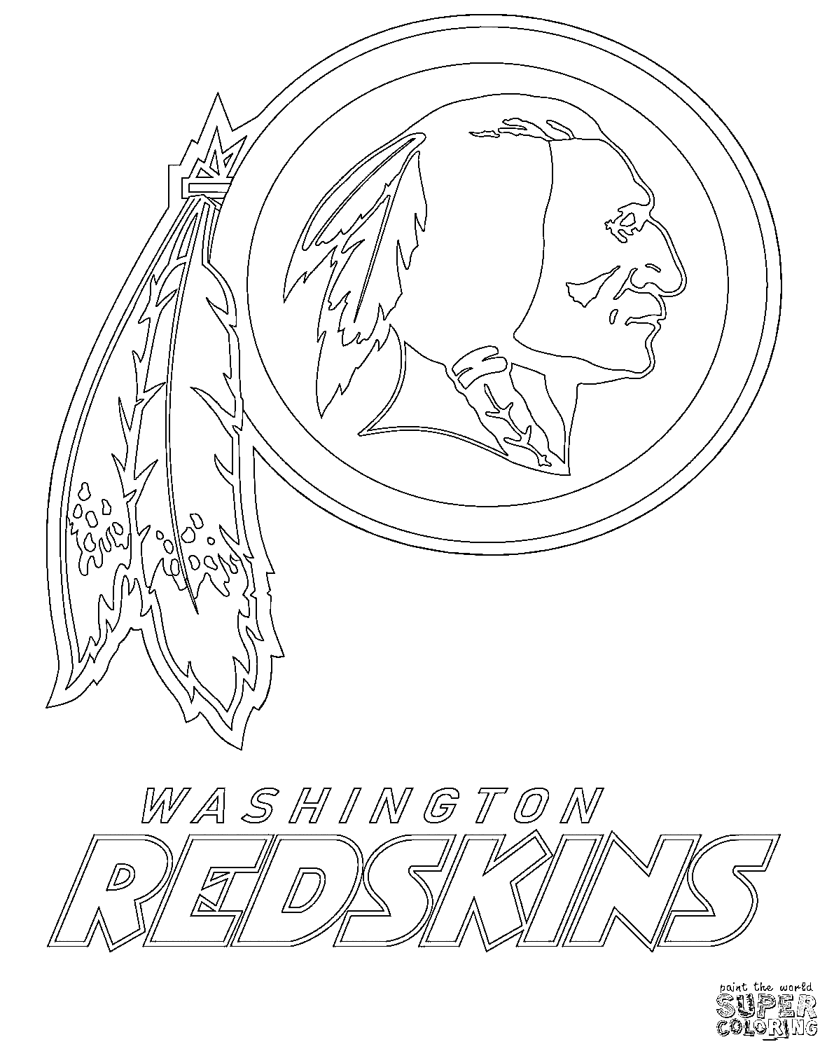 Nfl coloring pages printable for free download