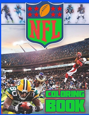 Nfl coloring book the ultimate football coloring stats and activity book for adults and kids paperback mrs dalloways literary and garden arts