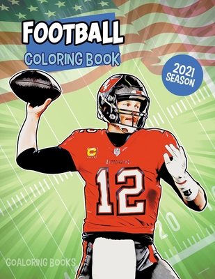 Football coloring book nfl coloring book with all the teams and the greatest players paperback changing hands bookstore