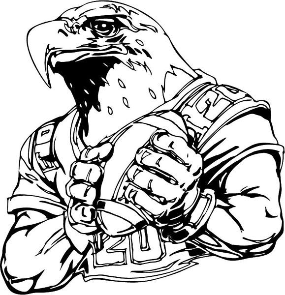 Grab your new coloring pages eagles football for you httpswwwgethighitnew