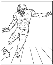 Logo of philadelphia eagles coloring page