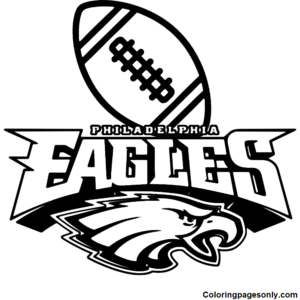 Philadelphia eagles coloring pages printable for free download