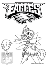 Philadelphia eagles coloring pages