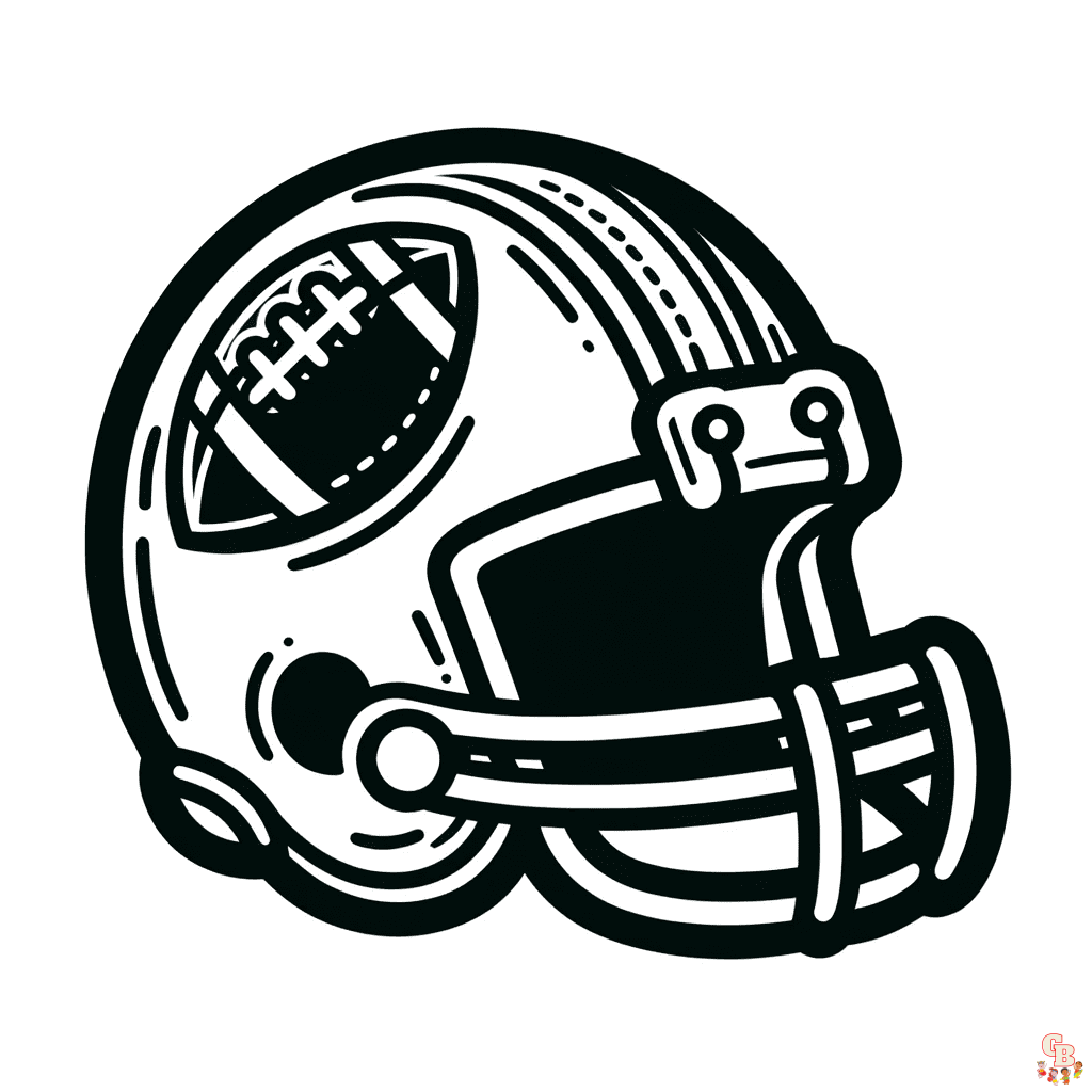 Printable american football coloring pages free