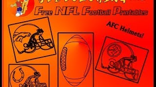 Tight afc football helmet coloring pages