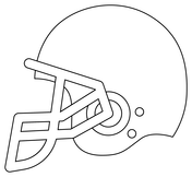 Football helmet coloring page free printable coloring pages