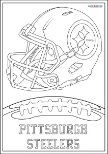 Free printable football helmet coloring pages for kids